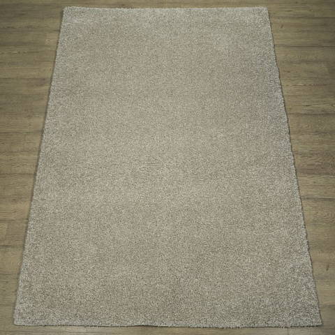 Российский прямой бежевый ковер лонж 41300